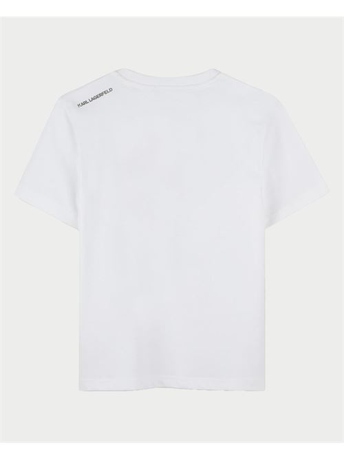 T-shirt bambino Karl Lagerfeld con stampa KARL LAGERFELD | Z3043710P